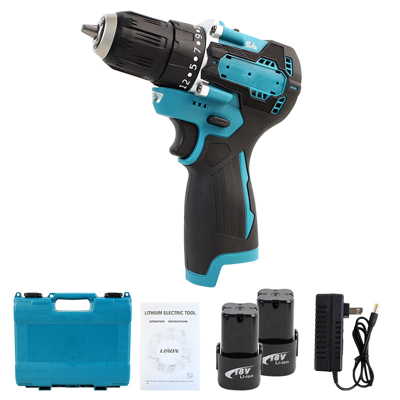 Professional Industrial Brushless Motor 2.5Ah Battery Cordless Drill 25Nm Torque Multi-Function Customized OEM Support Direct